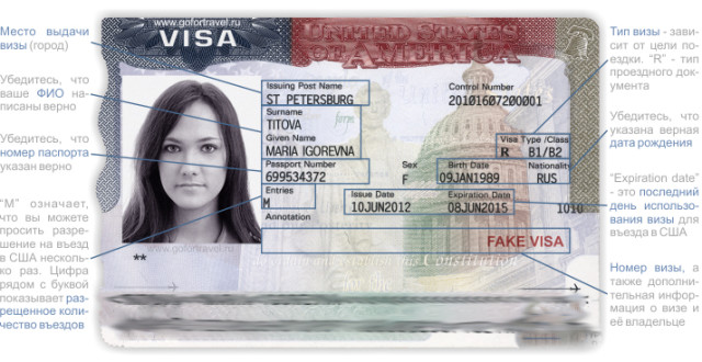 Номер визы США: как узнать и где написан, зачем нужно знать?